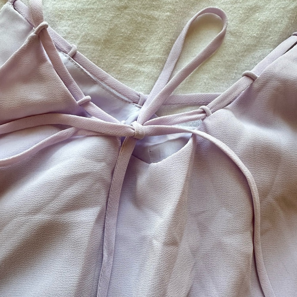 Lavender Mini Dress - Picture 2 of 4